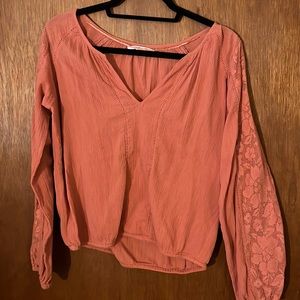 Cropped blouse - size small